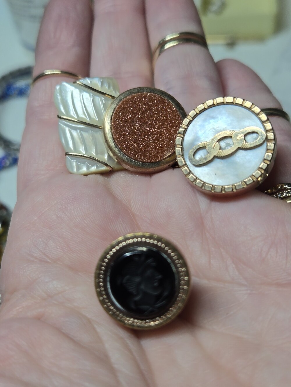 Victorian Gold Filled Cuff Links